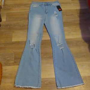 Brand New Lycra Bellbottom Jeans